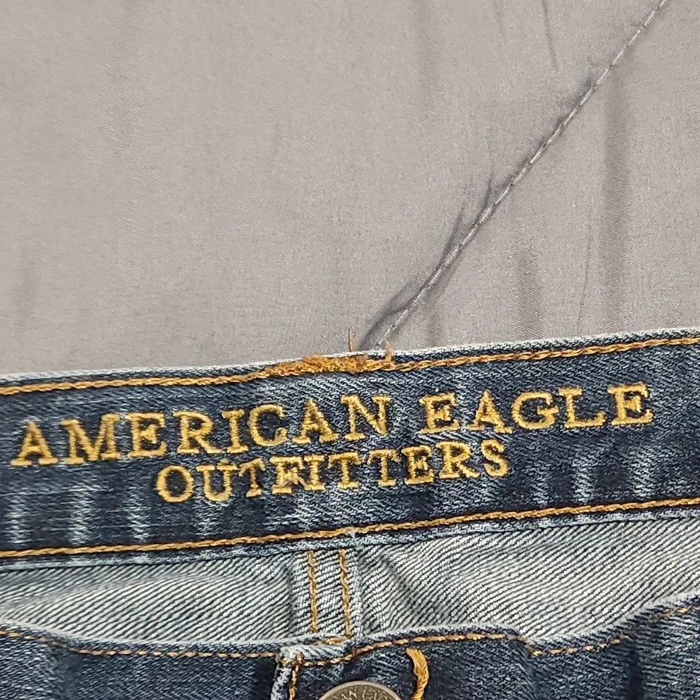 American Eagle Outfitters Slim Fit Jeans Mens 36x32 Blue Medium Wash Denim